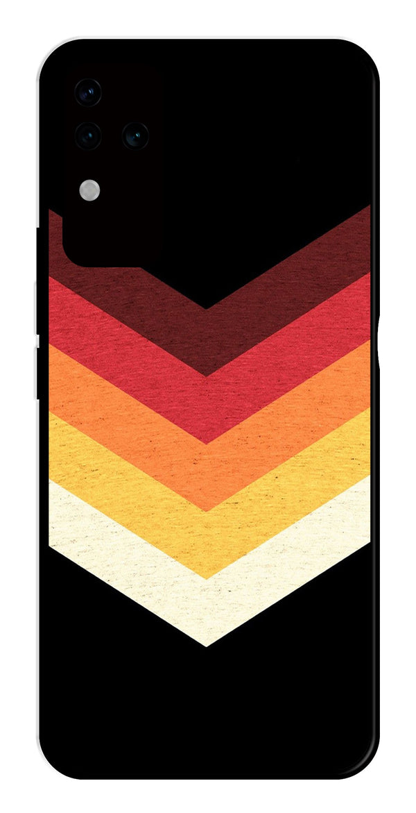 MultiColor Arrow Metal Mobile Case for Vivo V30 Pro 5G   (Design No -04)
