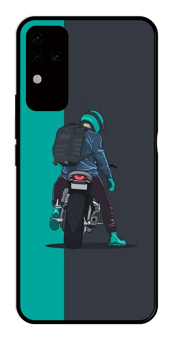 Bike Lover Metal Mobile Case for Vivo V30 Pro 5G   (Design No -05)