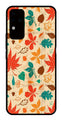 Leafs Design Metal Mobile Case for Vivo V30 Pro 5G   (Design No -14)