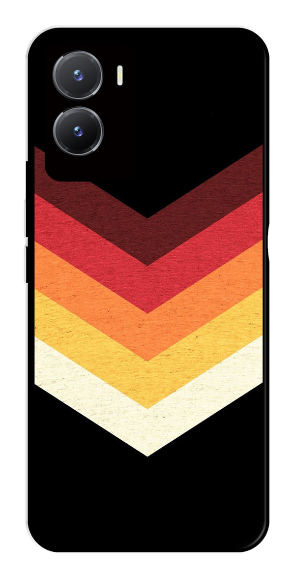 MultiColor Arrow Metal Mobile Case for Vivo Y28 5G   (Design No -04)