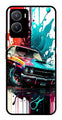 Vintage Car Metal Mobile Case for Vivo Y28 5G   (Design No -29)