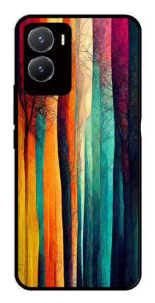 Modern Art Colorful Metal Mobile Case for Vivo Y28 5G