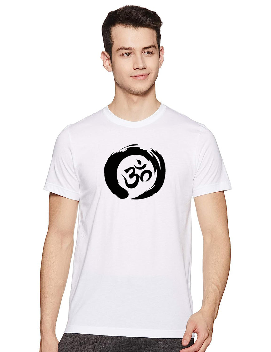 TheStyleO Cotton Half Sleeve Om Tees| T-Shirt