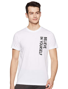 TheStyleO Cotton Half Sleeve Believe In Yourself  Tees| T-Shirt