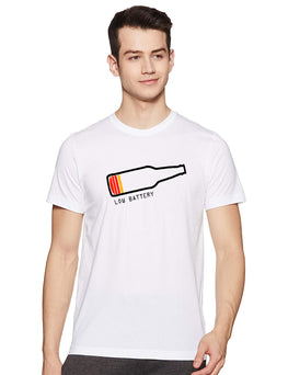 TheStyleO Cotton Half Sleeve Low Battery Tees| T-Shirt