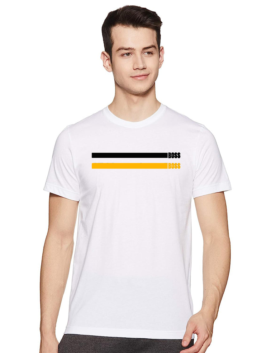 TheStyleO Cotton Half Sleeve Boss Tees| T-Shirt