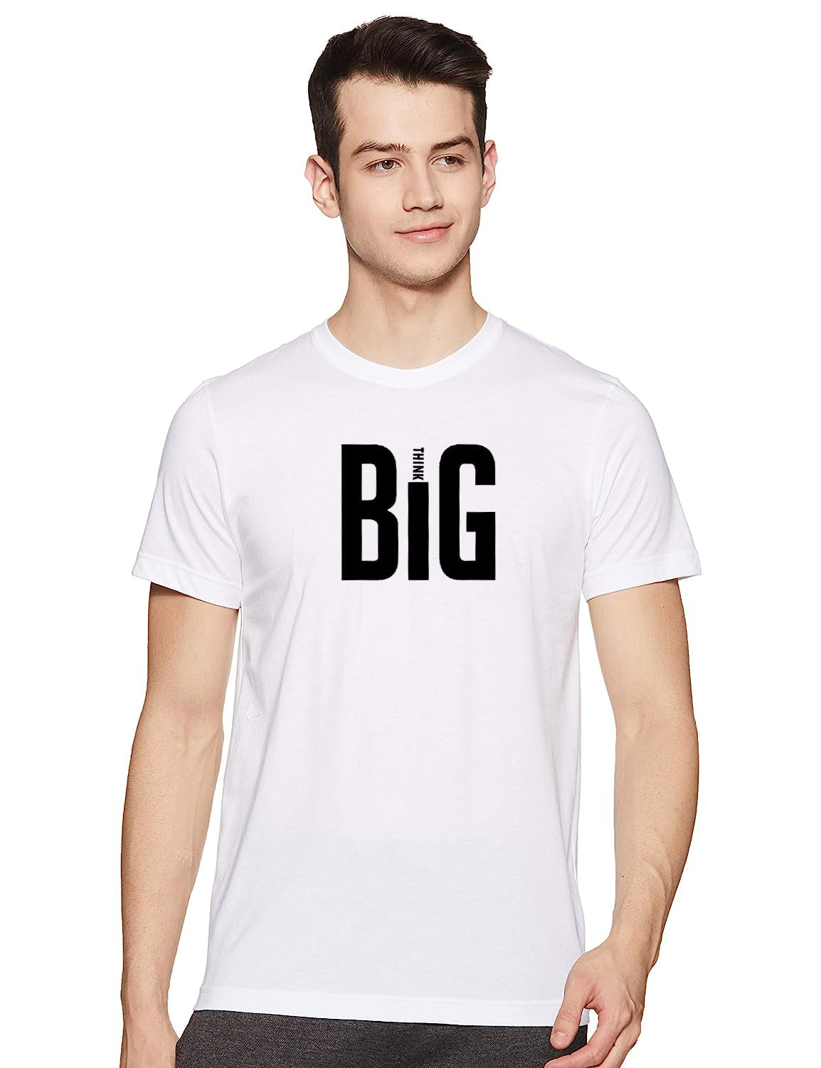 TheStyleO Cotton Half Sleeve Big Think Tees| T-Shirt