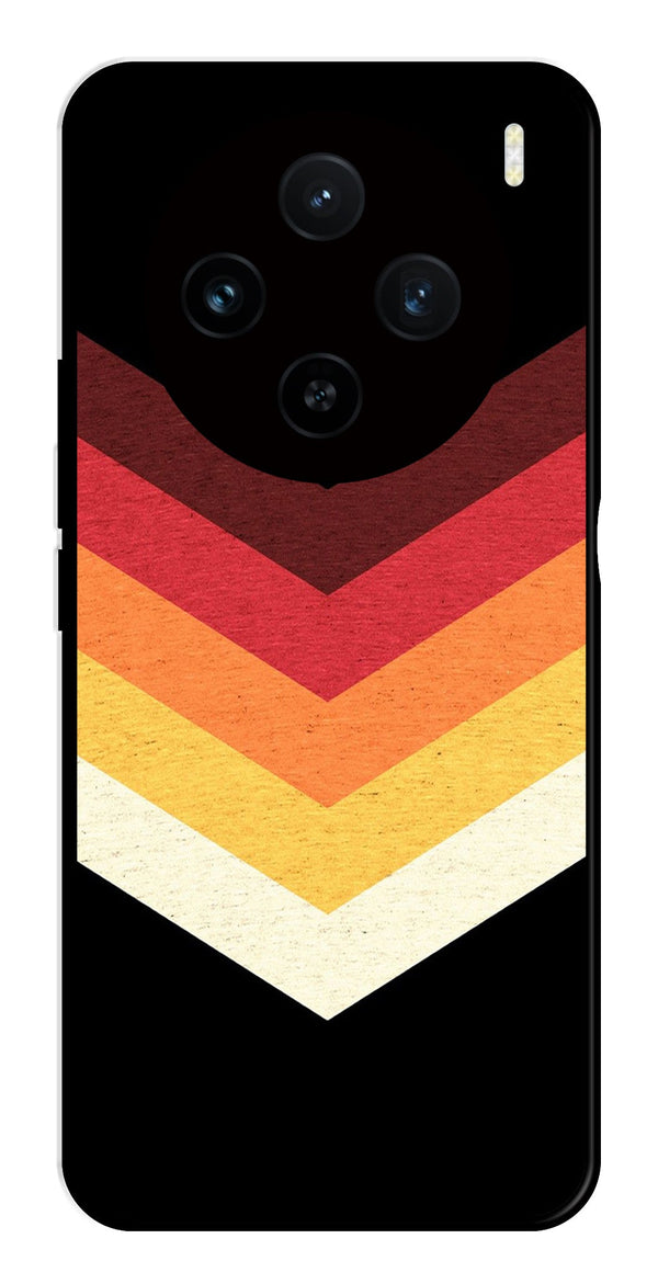 MultiColor Arrow Metal Mobile Case for Vivo X100 5G   (Design No -04)