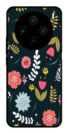 Floral Pattern2 Metal Mobile Case for Vivo X100 5G