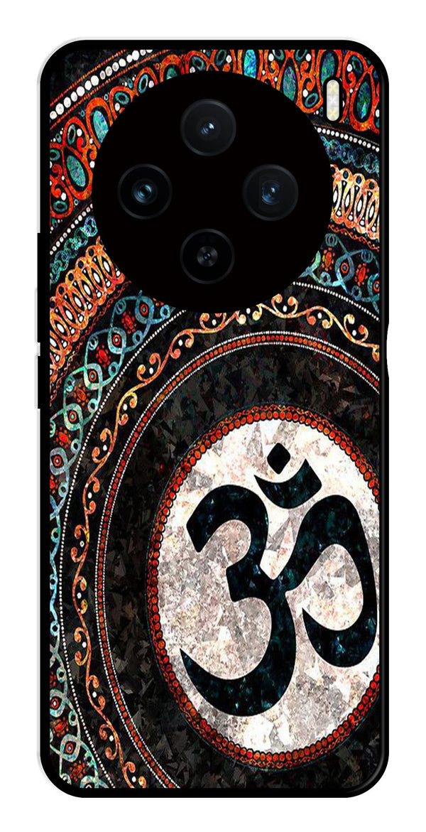 Oum Design Metal Mobile Case for Vivo X100 5G   (Design No -15)
