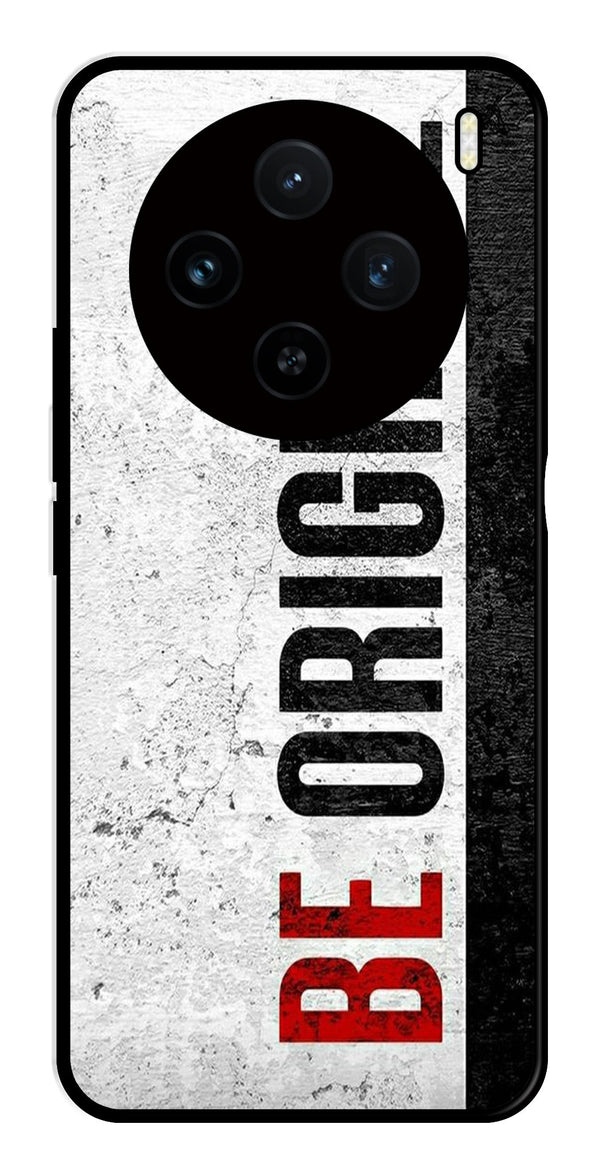 Be Original Metal Mobile Case for Vivo X100 5G   (Design No -38)