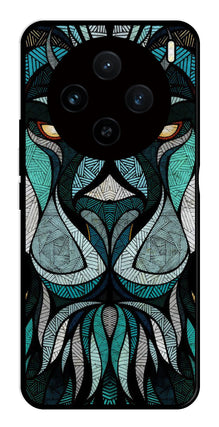 Lion Pattern Metal Mobile Case for Vivo X100 5G