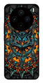 Owl Pattern Metal Mobile Case for Vivo X100 5G   (Design No -42)
