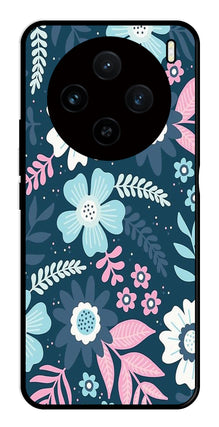 Flower Leaves Design Metal Mobile Case for Vivo X100 5G