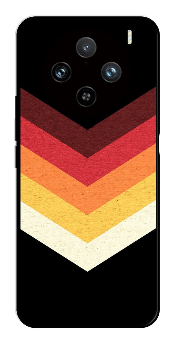 MultiColor Arrow Metal Mobile Case for Vivo X100 Pro 5G   (Design No -04)