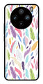 Colorful Feathers Metal Mobile Case for Vivo X100 Pro 5G   (Design No -06)