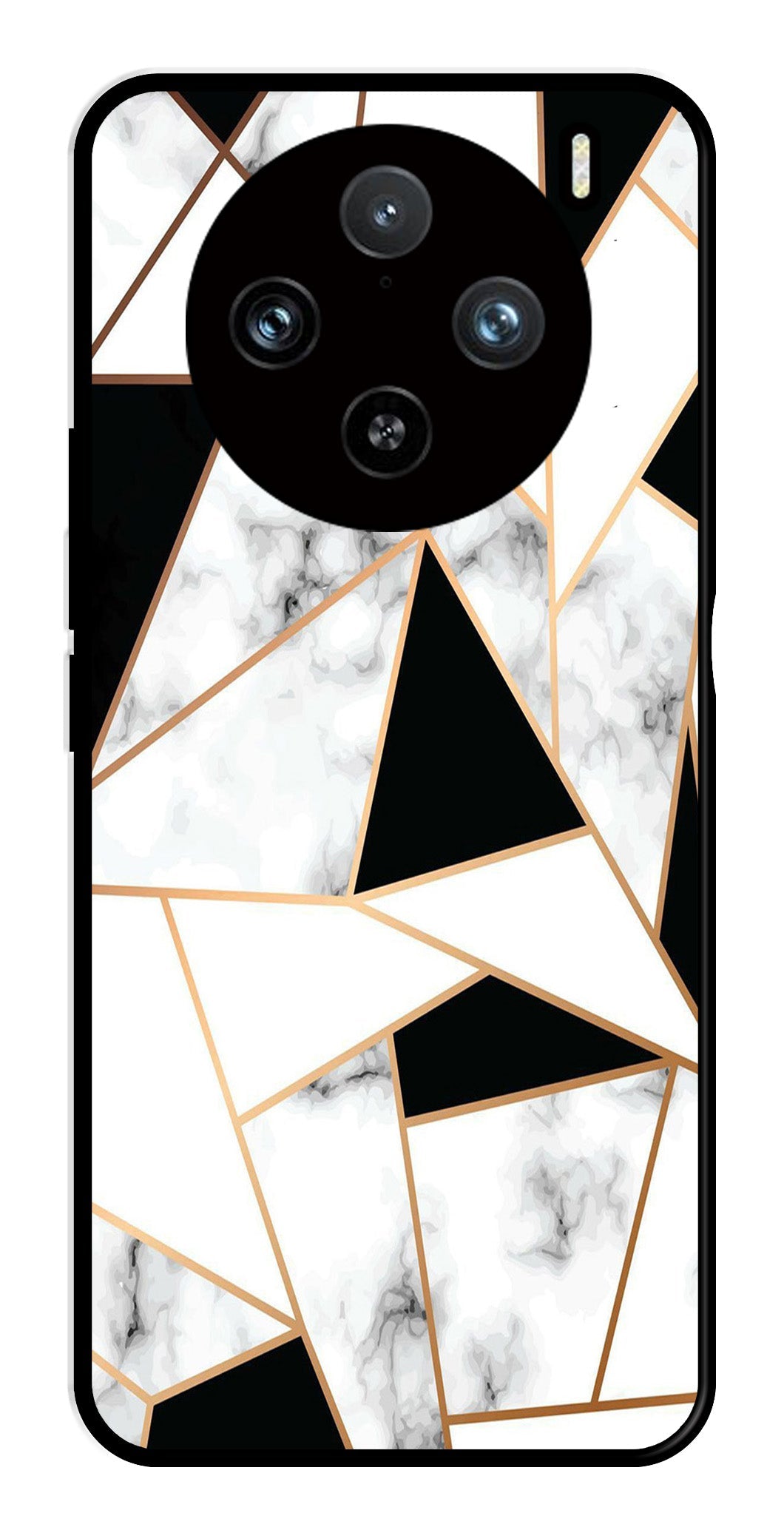 Marble Design2 Metal Mobile Case for Vivo X100 Pro 5G   (Design No -08)
