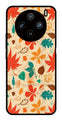 Leafs Design Metal Mobile Case for Vivo X100 Pro 5G   (Design No -14)