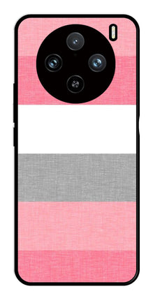 Pink Pattern Metal Mobile Case for Vivo X100 Pro 5G