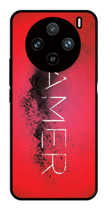 Gamer Pattern Metal Mobile Case for Vivo X100 Pro 5G