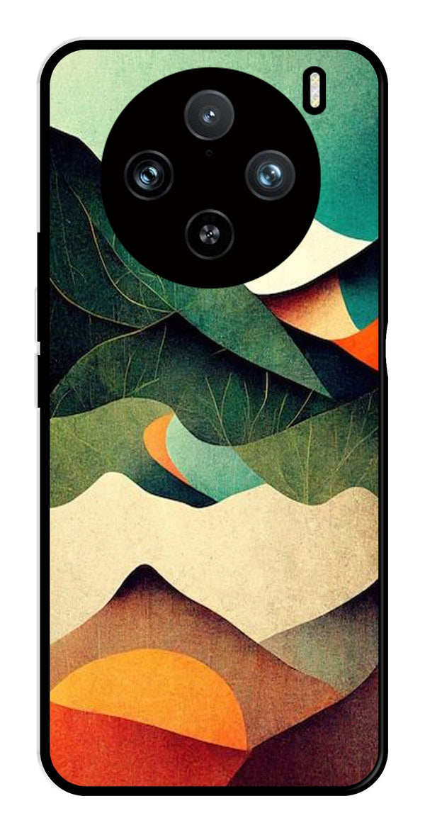 MultiColor Pattern Metal Mobile Case for Vivo X100 Pro 5G   (Design No -43)