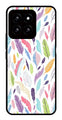 Colorful Feathers Metal Mobile Case for Xiaomi 14 5G   (Design No -06)