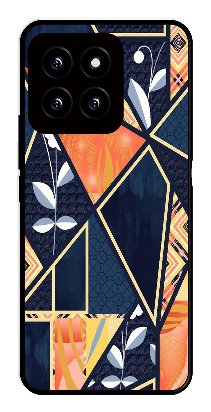 Marble Design Metal Mobile Case for Xiaomi 14 5G   (Design No -07)