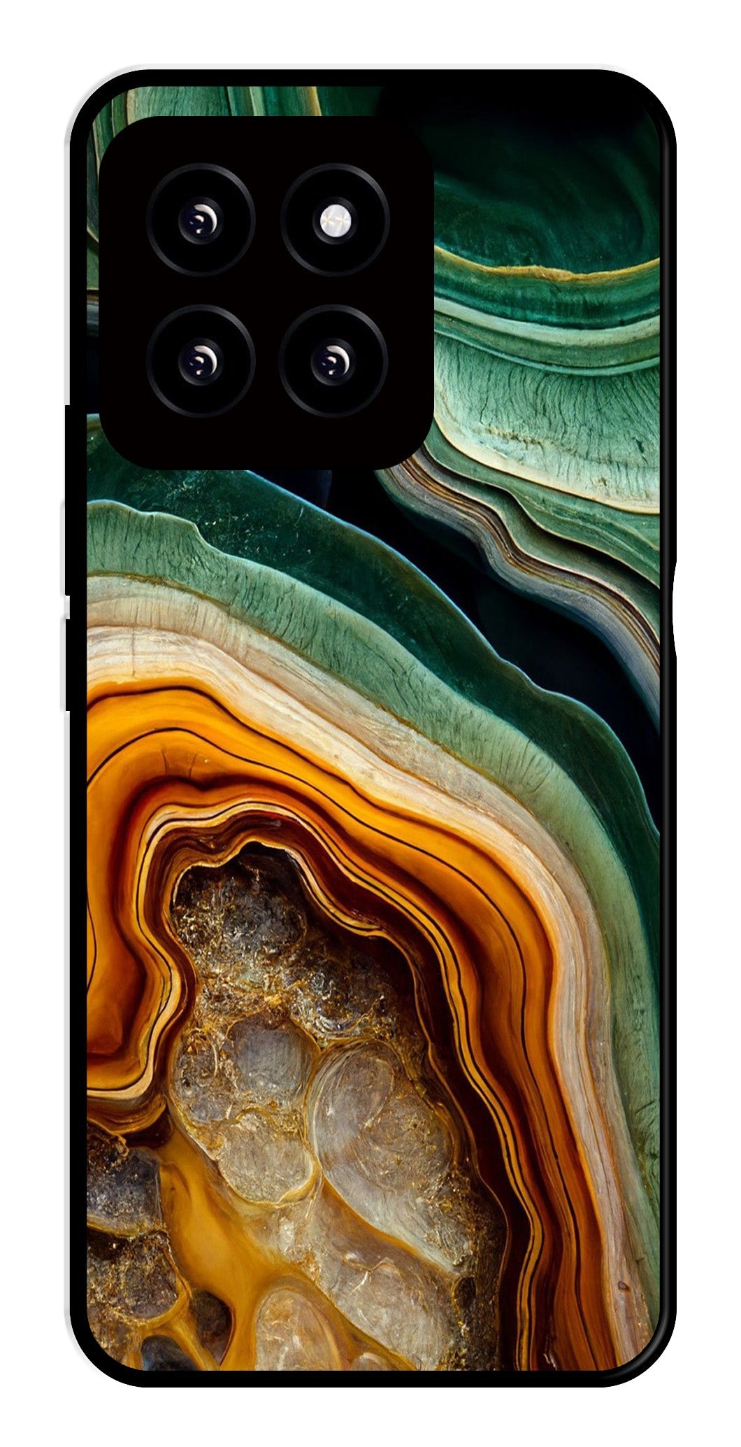 Marble Design Metal Mobile Case for Xiaomi 14 5G   (Design No -28)