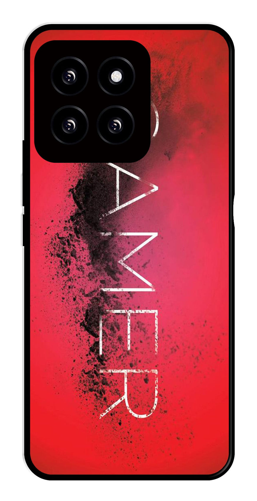 Gamer Pattern Metal Mobile Case for Xiaomi 14 5G   (Design No -41)