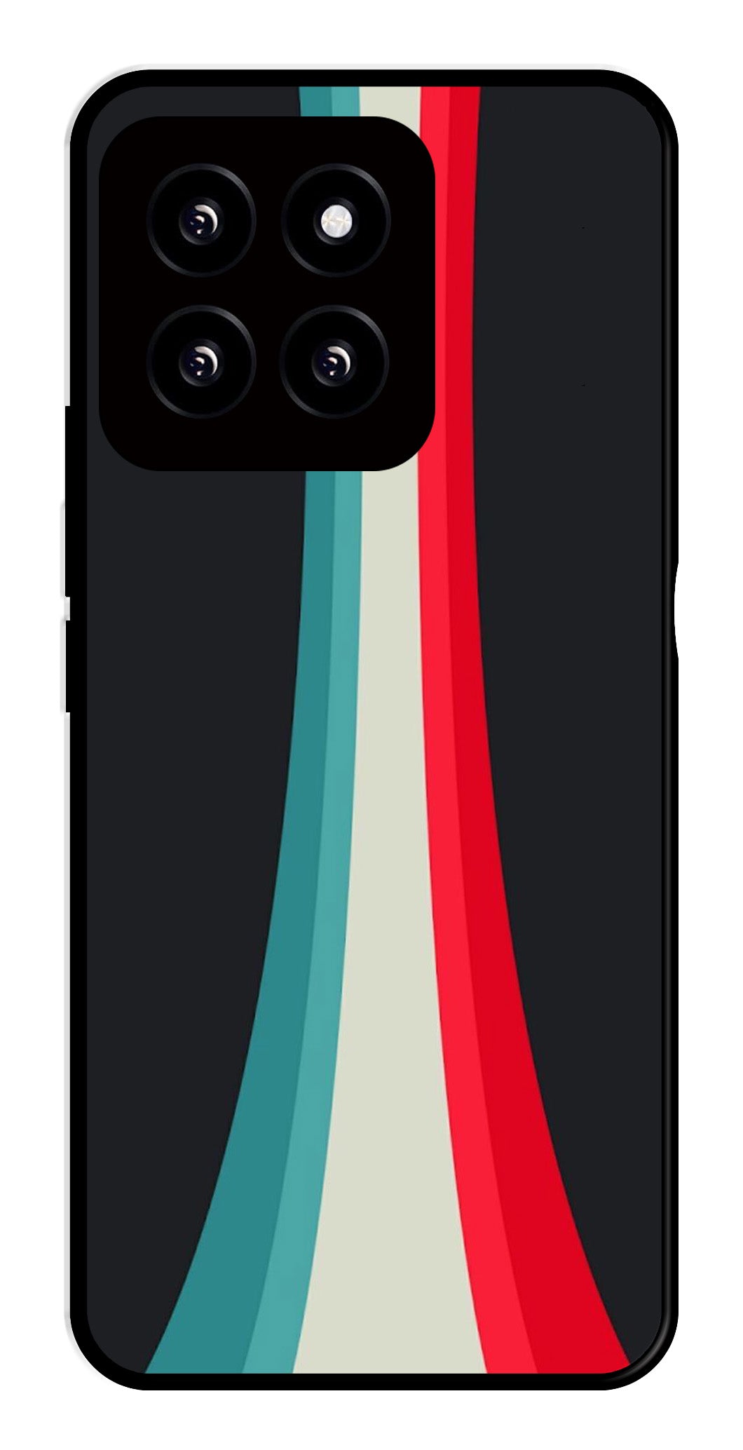 Modern Art Colorful Metal Mobile Case for Xiaomi 14 5G   (Design No -48)