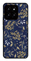 Floral Pattern  Metal Mobile Case for Xiaomi 14 5G   (Design No -52)