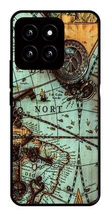 Map Design Metal Mobile Case for Xiaomi 14 5G