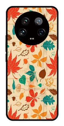 Leafs Design Metal Mobile Case for Xiaomi 14 Ultra 5G