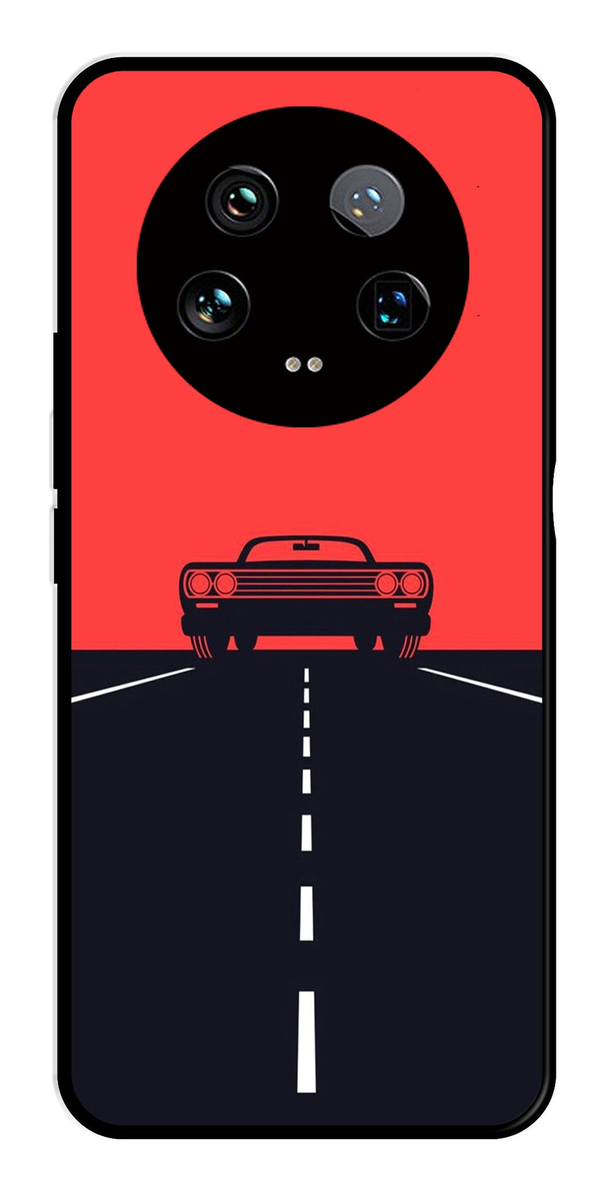 Car Lover Metal Mobile Case for Xiaomi 14 Ultra 5G   (Design No -21)