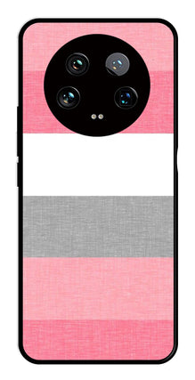 Pink Pattern Metal Mobile Case for Xiaomi 14 Ultra 5G