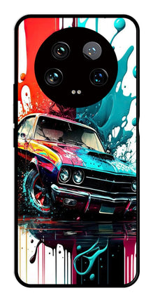 Vintage Car Metal Mobile Case for Xiaomi 14 Ultra 5G