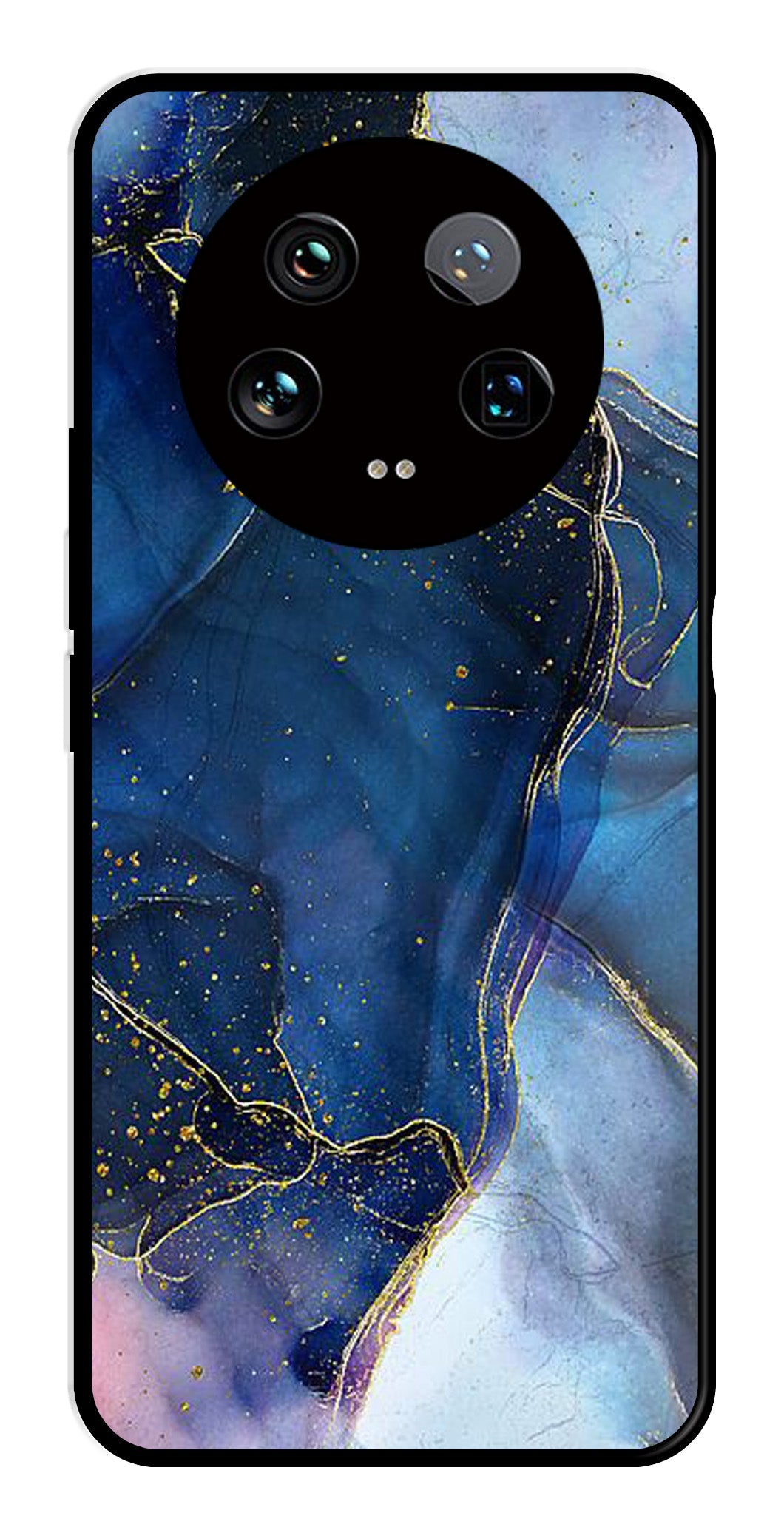 Blue Marble Metal Mobile Case for Xiaomi 14 Ultra 5G   (Design No -34)