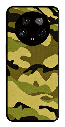 Army Pattern Metal Mobile Case for Xiaomi 14 Ultra 5G