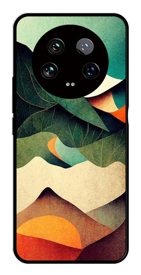MultiColor Pattern Metal Mobile Case for Xiaomi 14 Ultra 5G   (Design No -43)