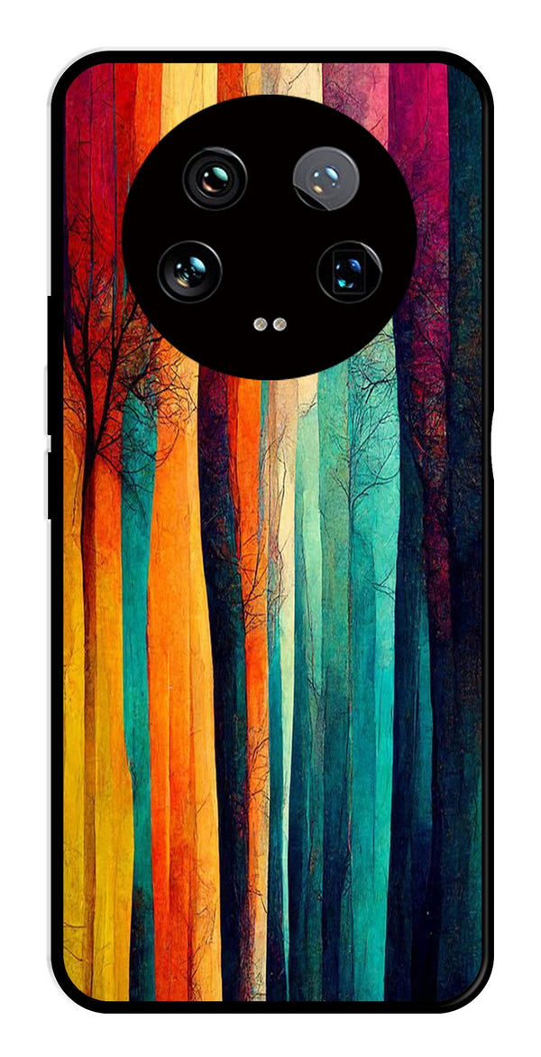 Modern Art Colorful Metal Mobile Case for Xiaomi 14 Ultra 5G   (Design No -47)