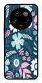 Flower Leaves Design Metal Mobile Case for Xiaomi 14 Ultra 5G   (Design No -50)