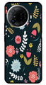 Floral Pattern2 Metal Mobile Case for Tecno Camon 30 Pro 5G (Design No -12)
