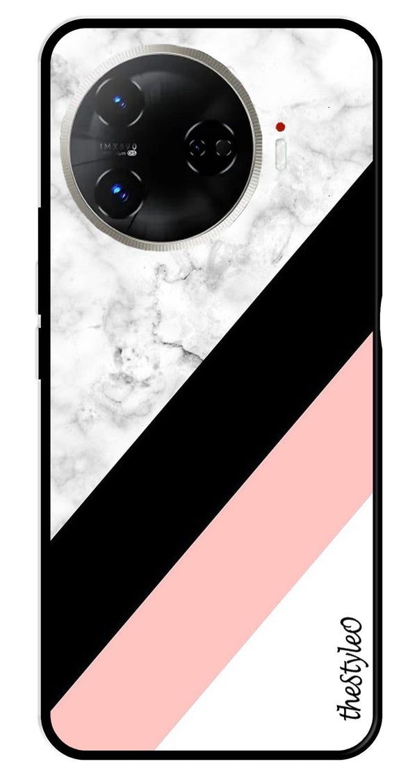 Pink Pattern Metal Mobile Case for Tecno Camon 30 Pro 5G (Design No -23)