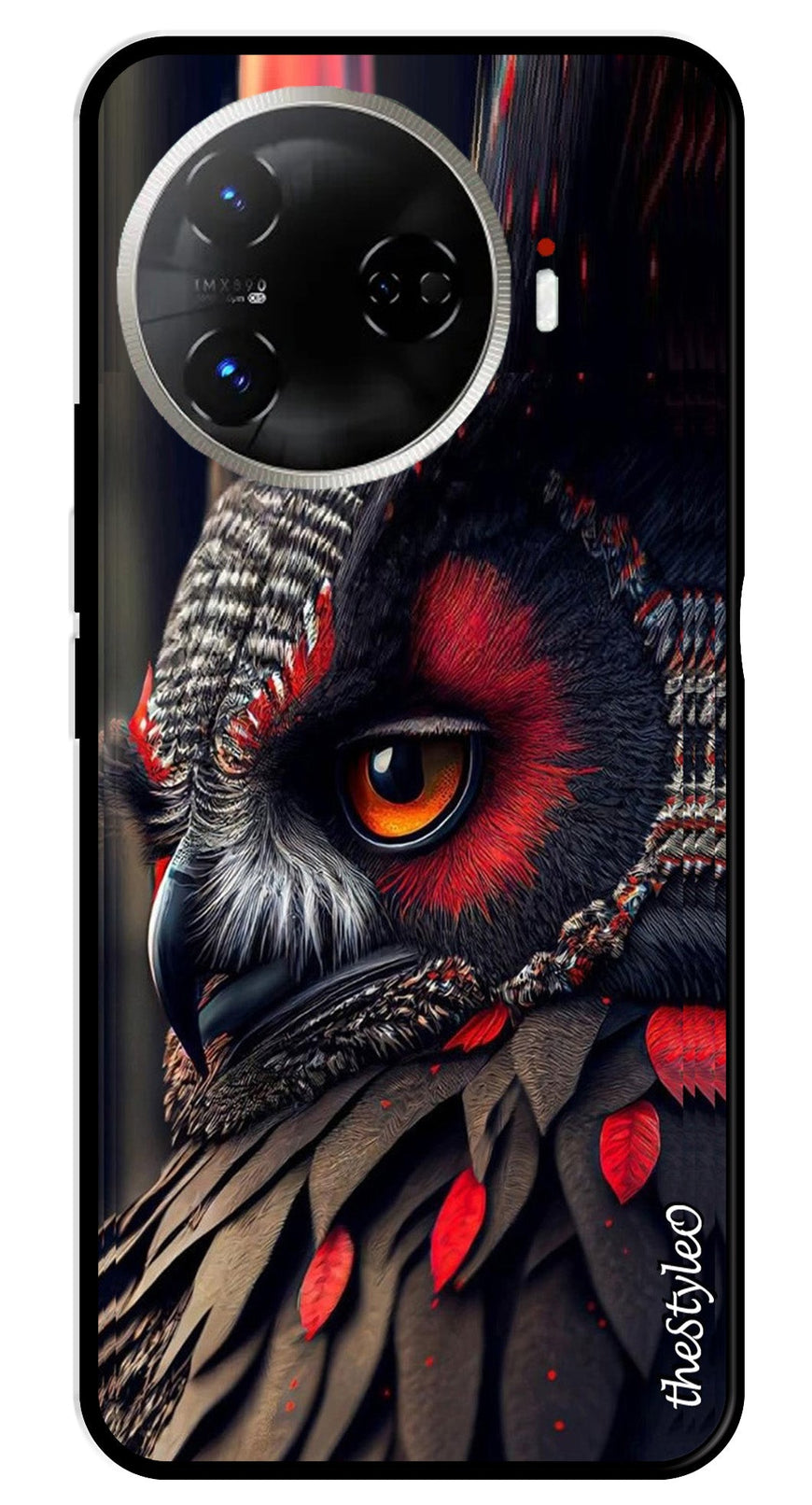 Flower Design Metal Mobile Case for Tecno Camon 30 Pro 5G (Design No -25)