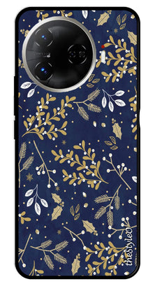 Leaves Design Metal Mobile Case for Tecno Camon 30 Pro 5G