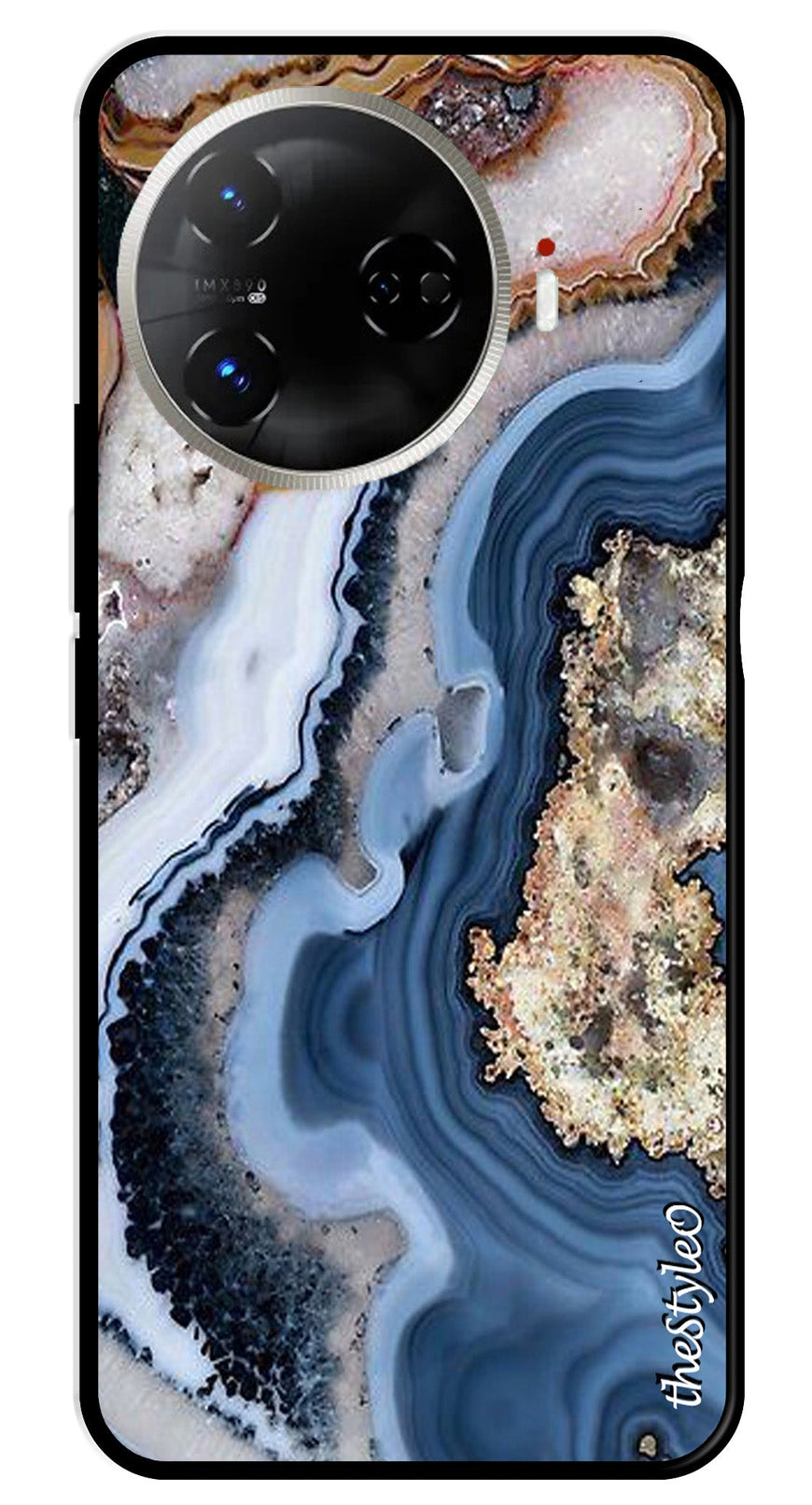 Floral Pattern Metal Mobile Case for Tecno Camon 30 Pro 5G (Design No -52)