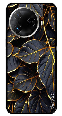 Gold Leaf Metal Mobile Case for Tecno Camon 30 Pro 5G