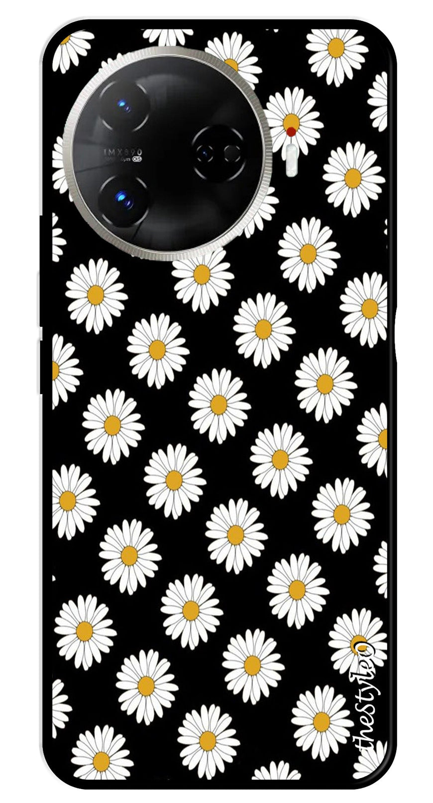 Daisy Flower Metal Mobile Case for Tecno Camon 30 Pro 5G (Design No -75)