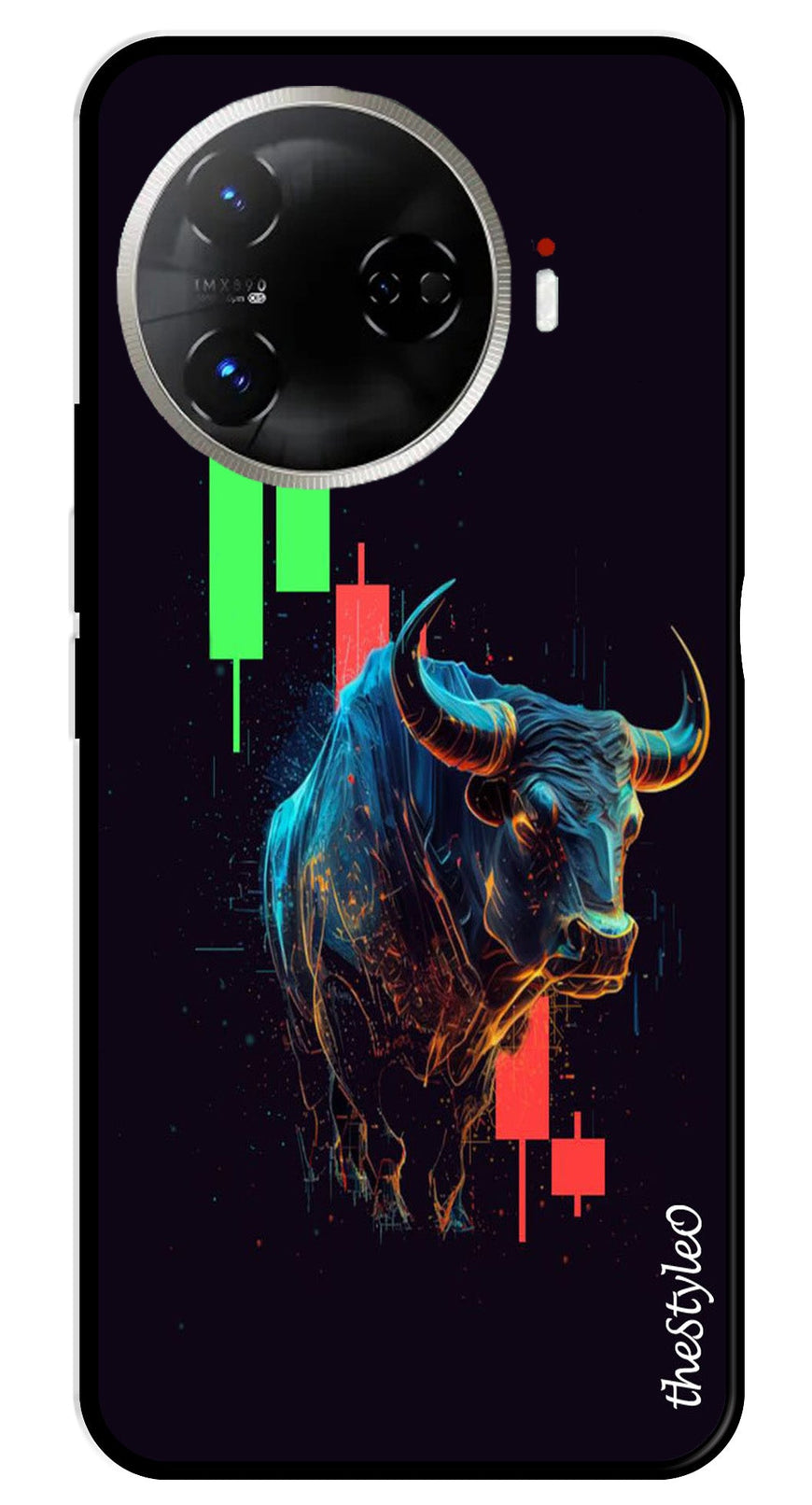 Stock Market Metal Mobile Case for Tecno Camon 30 Pro 5G (Design No -77)