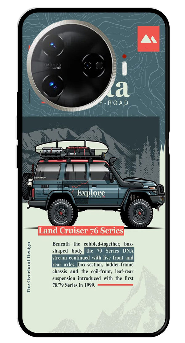 Land Cruiser Metal Mobile Case for Tecno Camon 30 Pro 5G (Design No -78)